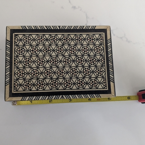 Moorish Wooden Marquetry Box - Picture 4 of 8